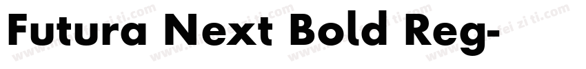 Futura Next Bold Reg字体转换